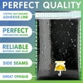 thumbnail image 3 of Black Metallic Bubble Mailers, Padded Self Seal Envelopes, 200 Count, 7.25 x 11 in, 3 of 8