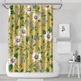 thumbnail image 1 of Ensemble de Rideau de Douche avec Doublure à Boutons-Pression, Tournesols Sauvages Rustiques Botaniques (2) Rideaux de Douche Doublure de Douche Réutilisable, Doublure de Rideaux en Polyester Décorative, 72x72 Pouces, 1 of 4