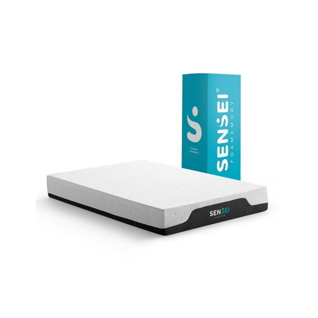 Colchón SENSEI Clásico King Size de Memory Foam en Caja