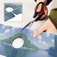 thumbnail image 6 of Yayeee Faucet Mat for Kitchen Sink 14.7" Diatomite Long Splash Guard Pad, Blue Sky and River, 2 Pack, 6 of 7