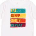thumbnail image 4 of Inktastic Dart Game Gift Eat Sleep Darts Repeat Boys or Girls Long Sleeve Toddler T-Shirt, 4 of 5