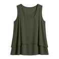 thumbnail image 6 of BTDECLAR Womens Tank Tops Double Layers Round Neck Summer Sleeveless Shirts Casual Loose Fit Lightweight Flowy Tunic Blouses Tops, 6 of 8