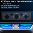 thumbnail image 2 of Placa del Panel de Control del Climatizador A/C Unique Bargains para Toyota 4Runner 2001-2002 Placa Frontal del Aire Acondicionado Número OE: 55519-35340/55519-35370/5551935340, 2 of 7