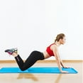 thumbnail image 6 of Open Box BalanceFrom 1" Extra Thick Yoga Mat w/Knee Pad & Carrying Strap, Blue, 6 of 10