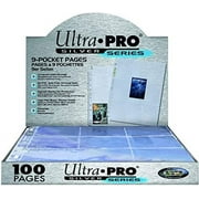 Ultra Pro 9-Pocket Silver Series Pages for Standard Size Cards