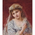 thumbnail image 2 of Sophie Anderson 20x23 Gold Ornate Framed and Double Matted Museum Art Print Titled - The Young Bride, 2 of 4