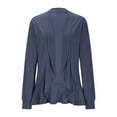 thumbnail image 4 of UVEASISHA Womens Ruffled Cardigan Lightweight Kimono Cardigans Beach Vacation Cover up Navy XL, 4 of 9