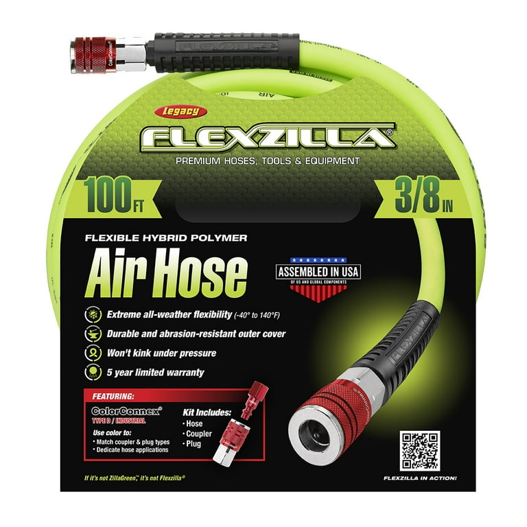 Free Shipping! Flexzilla Air Hose Kit, 3-Pc, 3/8