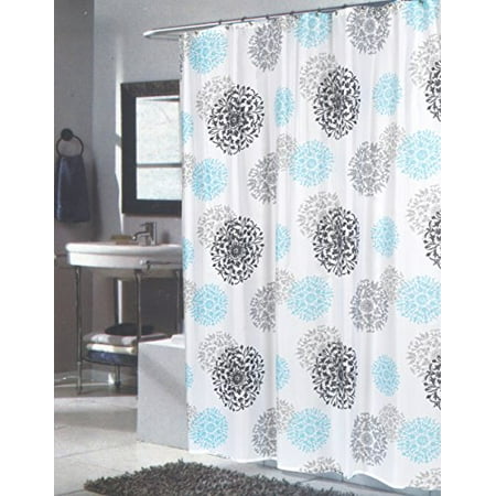 Benandjonah Collection Fabric Extra Long Shower Curtain 70 X 84 Benandjonah Collection Fabric Extra Long Shower Curtain 70 X 84 Fl
