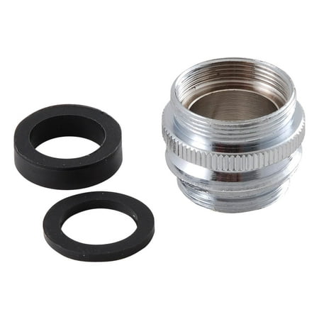 Faucet Aerator Adapters - LDR 500 2050 Aerator Adapter, Faucet to Hose to Aerator, Chrome finish By LDR Industries