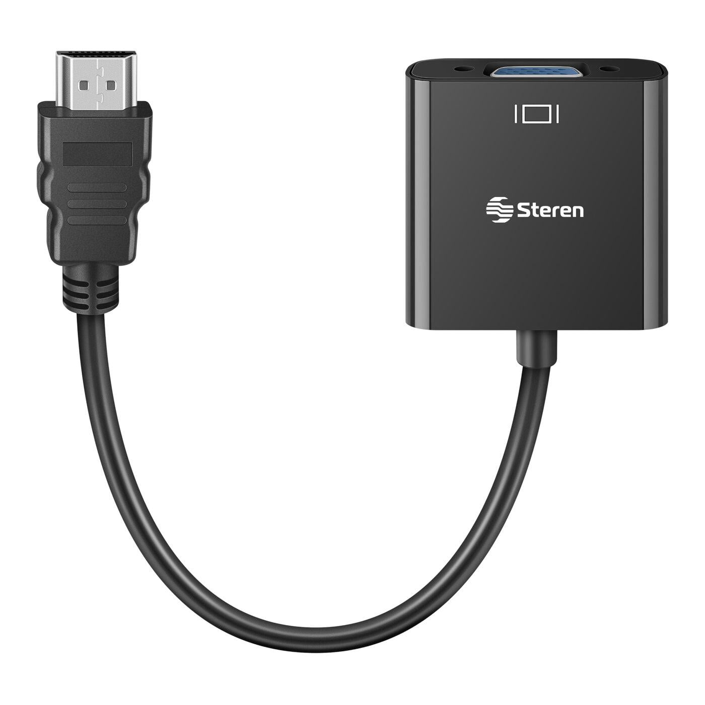 Convertidor Hdmi A Vga Para Computadora 208 151 Steren 208 151 Walmart en linea