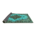 thumbnail image 2 of Ahgly Company Indoor Rectangle Medallion Turquoise Blue Traditional Area Rugs, 4' x 6', 2 of 4