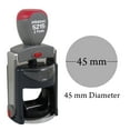 thumbnail image 1 of Printtoo Heavy Duty Round Custom Text/Logo Rubber Stamp Self Inking Double Sided Stamper-Black, 1 of 1