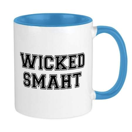 

CafePress - Wicked Smart (Smaht) College Mugs - Ceramic Coffee Tea Novelty Mug Cup 11 oz