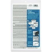 Chartpak Vinyl Letters – 1/4" Capital Letters, Black