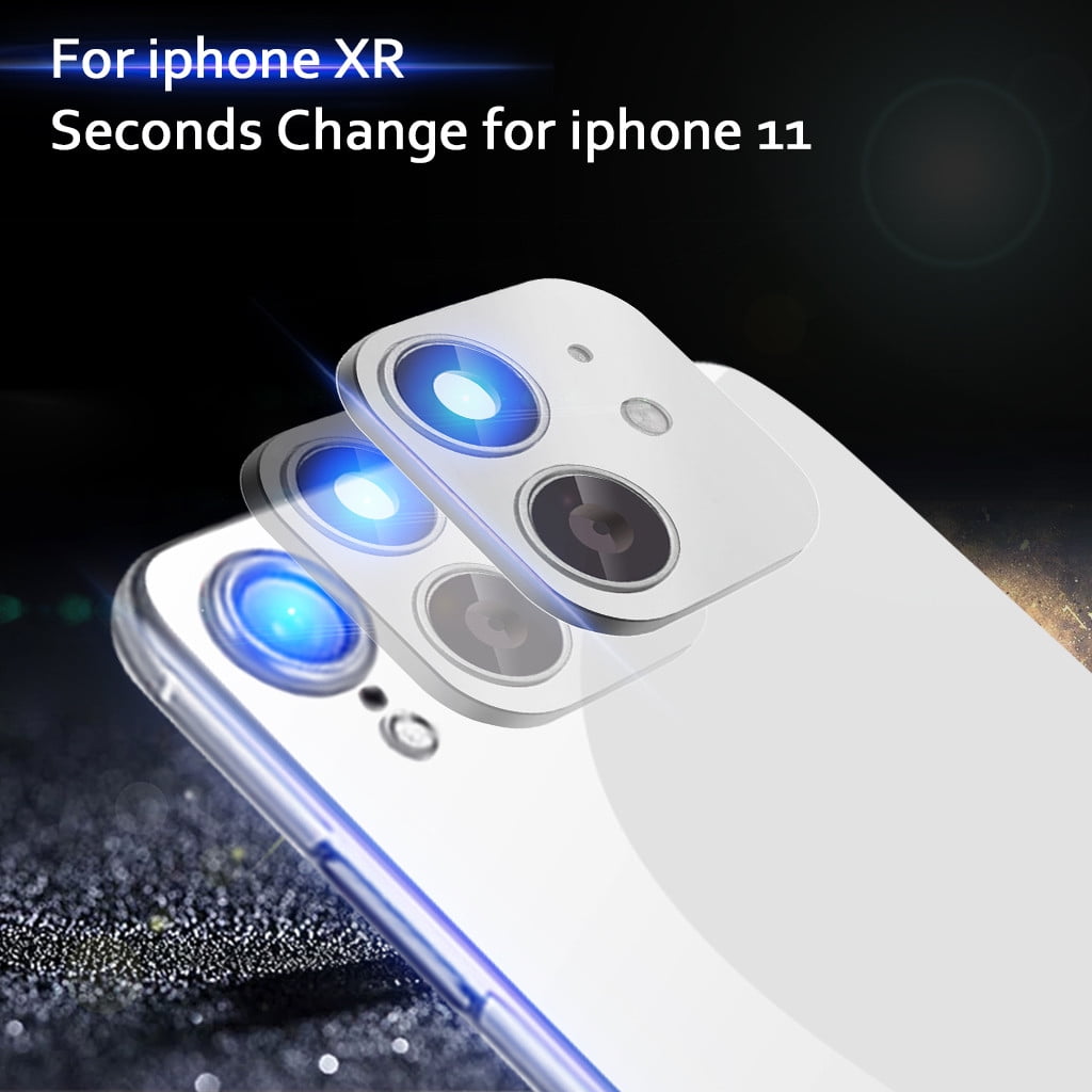 Camera Lens Seconds Change Protector Ring Cover for IPhone XR Metal