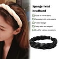 thumbnail image 3 of Hair Hoop Elegant Style Vintage Adjustable Headband Comfortable Wearing Braid Pattern Exquisite Workmanship Wide Simple Headwear, 3 of 7