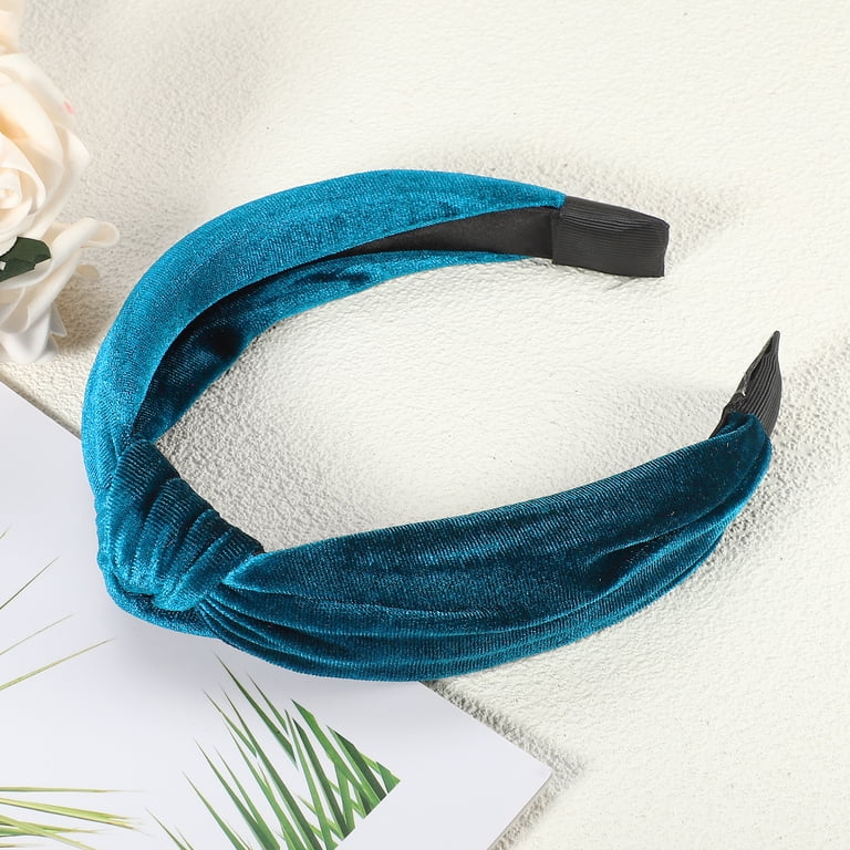 Unique Bargains Velvet Knotted Adult Hairband Cloth Classic  display picture 2