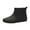 Black, variant on Women Rubber Boots Lightweight Ankle Rain Shoes Waterproof Anti-Slipping Garden Galoshes Slip-On PVC Rain Boots Outdoor Water Shoes Footwear