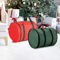 Large Christmas Tree Storage Bag, Fits Up to 9 ft Tall Holiday Artificial Disassembled Trees with Handles&Dual Zipper, Waterproof Protects, 38x31.75cm