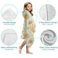 thumbnail image 7 of Colorful Sun Moon Star Planet Pattern Hooded Bath Towel，50"x30" for Ages 3 To 12 Kids, Quick Dry Lightweight Soft Microfiber Hood Beach Towel Cover Up for Kids, 7 of 7