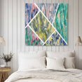 thumbnail image 4 of Contemporary Geometric Wall Art Painting on Canvas, Modern Marble Abstract Art Canvas Art Home Prints Wall Art Framed Modern Artwork for Living Room Bedroom Wall Decor 16x16in, 4 of 9