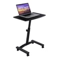 thumbnail image 4 of Seville Classics Mobile Laptop Computer Desk Cart, Height-Adjustable from 20.5" to 33", Black, 4 of 13