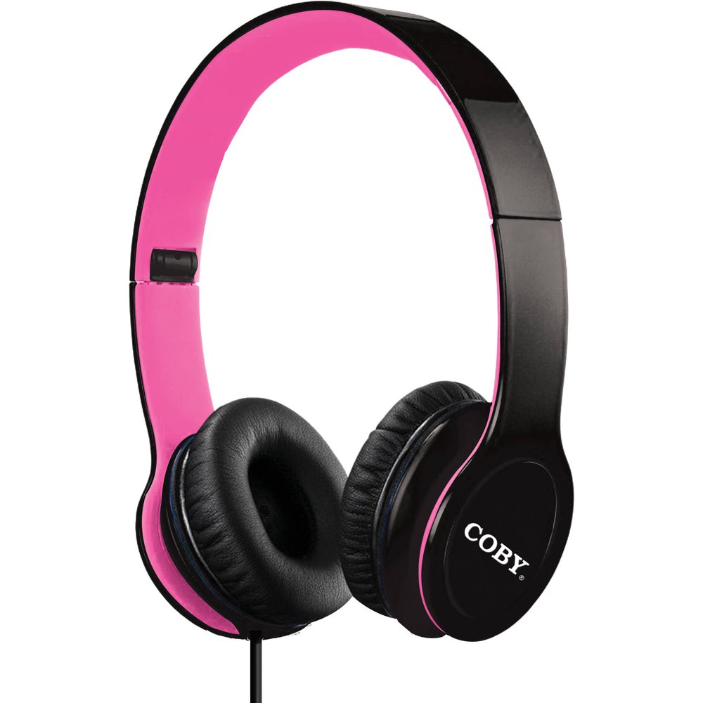 Coby Folding Stereo Headphones