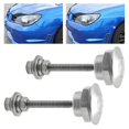 thumbnail image 5 of 4X Quick Release Push Hood Latch Button Car Pin Bonnet Lock Bumper Clip Latches Silver, 5 of 5