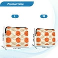 thumbnail image 4 of FORMRS 15-15.6 inch Laptop Sleeve Case Soft Carrying Quilted Computer Bag Cover, Orange Geometric Circles, 4 of 7