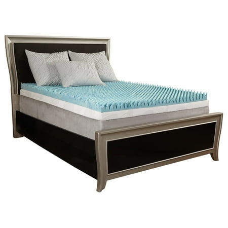 - Simmons Beautyrest Simmons Curv Highloft 2-inch Gel Memory Foam MattressTopper