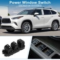 thumbnail image 2 of Unique Bargains Power Window Switch No.840400E040 Front Left Driver Side Window Control Switch for Toyota Highlander 2014-2019 Black, 2 of 7