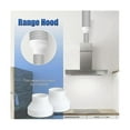 thumbnail image 5 of 2 Pcs 6 To 4 Inch Duct Reducer Increaser Abs Air Duct Adapter Duct Fan Or Dryer Vent Adapter Pipe Banmo, 5 of 5