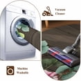 thumbnail image 5 of Spring Pink Roses Bathroom Rug Washable 2x3 Entryway Rug Non Slip Pastoral Eucalyptus Leaves Brown Wooden Front Door Mat Low Pile Indoor Doormat Throw Floor Carpet for Kitchen Bedroom Entrance, 5 of 8