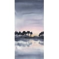 thumbnail image 2 of Popp, Grace 14x24 White Modern Wood Framed Museum Art Print Titled - Bayside Sunset I, 2 of 4