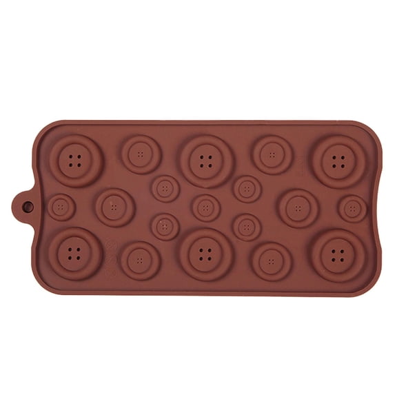 Button Silicone Mold Chocolate, Mold for Fondant Pastries Candy 8.4 * 4 inch