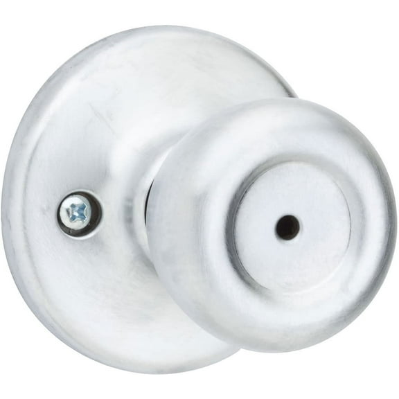 Kwikset 93001-871 Tylo Bed & Bath Knob in Satin Chrome