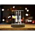 thumbnail image 4 of Violin 3D Engraved Crystal 3D Engraved Crystal Keepsake/Gift/Decor/Collectible/Souvenir, 4 of 6