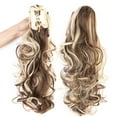 thumbnail image 2 of Youloveit Ponytail Extension Claw Clip 18" 21" Wavy Curly Long Straight for Woman Synthetic Hair Extension Jaw Clip Ponytail Hairpiece Synthetic Pony Tail, 2 of 5