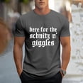 thumbnail image 5 of Razzly Men T Shirts Funny Print Graphic Tee Comfortable Short Sleeve Casual Summer Top for Daily Wear Outdoor Activities(Dark Gray,XL), 5 of 6