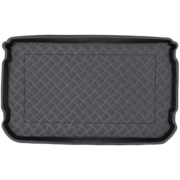 Rezaw-Plast Cargo Liner for Mini Cooper S F56 5 Door 2016 2017 2018 2019 2020 2021 2022 2023 2024– Black PE Upper Trunk Mat with Raised Edges and Odorless Surface
