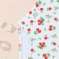 thumbnail image 7 of DAETIROS Girls One Piece Swimsuit with Puff Sleeves, White Cherry Print Quick Dry Bathing Suit for Kids 6-12 Years,Size 9-10T, 7 of 7