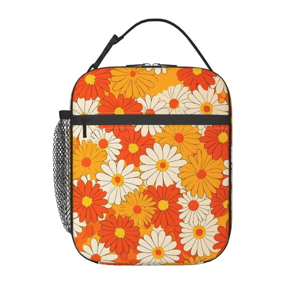 Daisy Lunch Box Reusable Portable Lunch Bag Tote Bag for Work Picnic Hiking