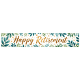 thumbnail image 3 of Leaf Pattern Happy Retirement Banner Decorative Design Greenery Theme Nature Motif for Retirement Party Outdoor Celebration Garden Event, 3 of 8