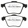 thumbnail image 5 of EBC Brakes Yellowstuff 4000 Series Street and Track Brake Pad Set Fits select: 2011-2016 VOLVO S60, 2008-2016 VOLVO XC70, 5 of 5