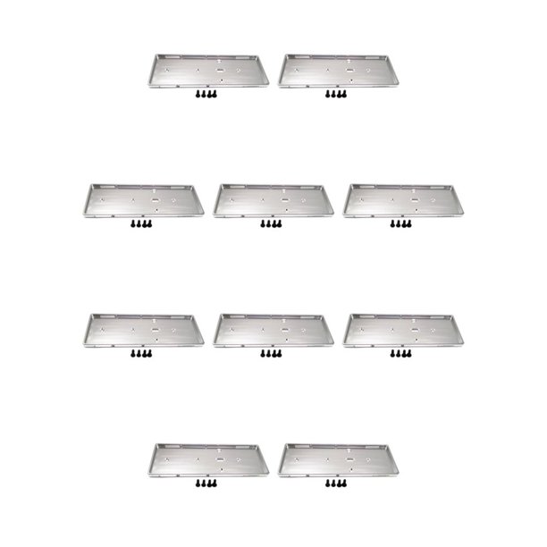 Placa de Montaje Tholdsy para 1/12 ECX Rc FTX5586 RC Car Aleación de Aluminio Plata