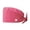 15# Pink, variant on Nurse Hat Surgical Caps for Women Ponytail Cute Dental Scrub Hats Scrub Cap with Buttons Medical Caps Blue One Size