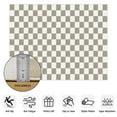 thumbnail image 4 of Dwelke Plaid Area Rug Checkered Rug Washable Rugs For Living Room Carpet Beige,6x9ft, 4 of 6