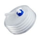 thumbnail image 4 of sweethay Contenedor de agua Tanque para beber plegable Equipo para exteriores Cubo plegable de gran capacidad Artesanía Botella de senderismo Kits de desorden para acampar blanco azul 5L, 4 of 6