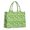 Green Daisy Flower, variant on Large Capacity Tote Bag,Lightpink Daisy Flower Linear Pattern Handbag Fashion Luxury Tote Bag,15.7"x13"x 5.1" Inches,Laptop Compatible